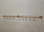 Unlacquered Brass Copper Pot Rail With S Hooks